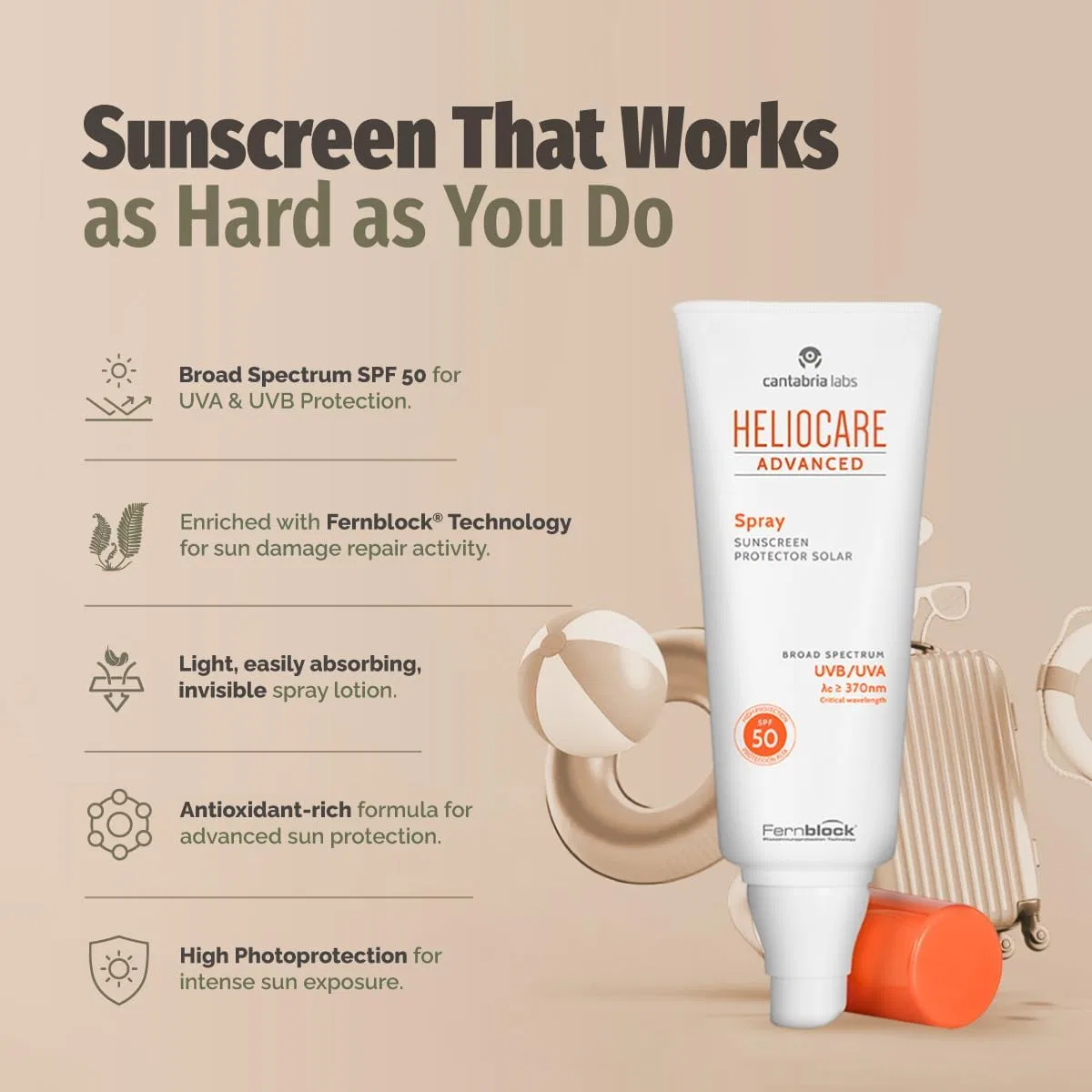 Спрей для лица Heliocare SPF 50 200 мл — фото 3