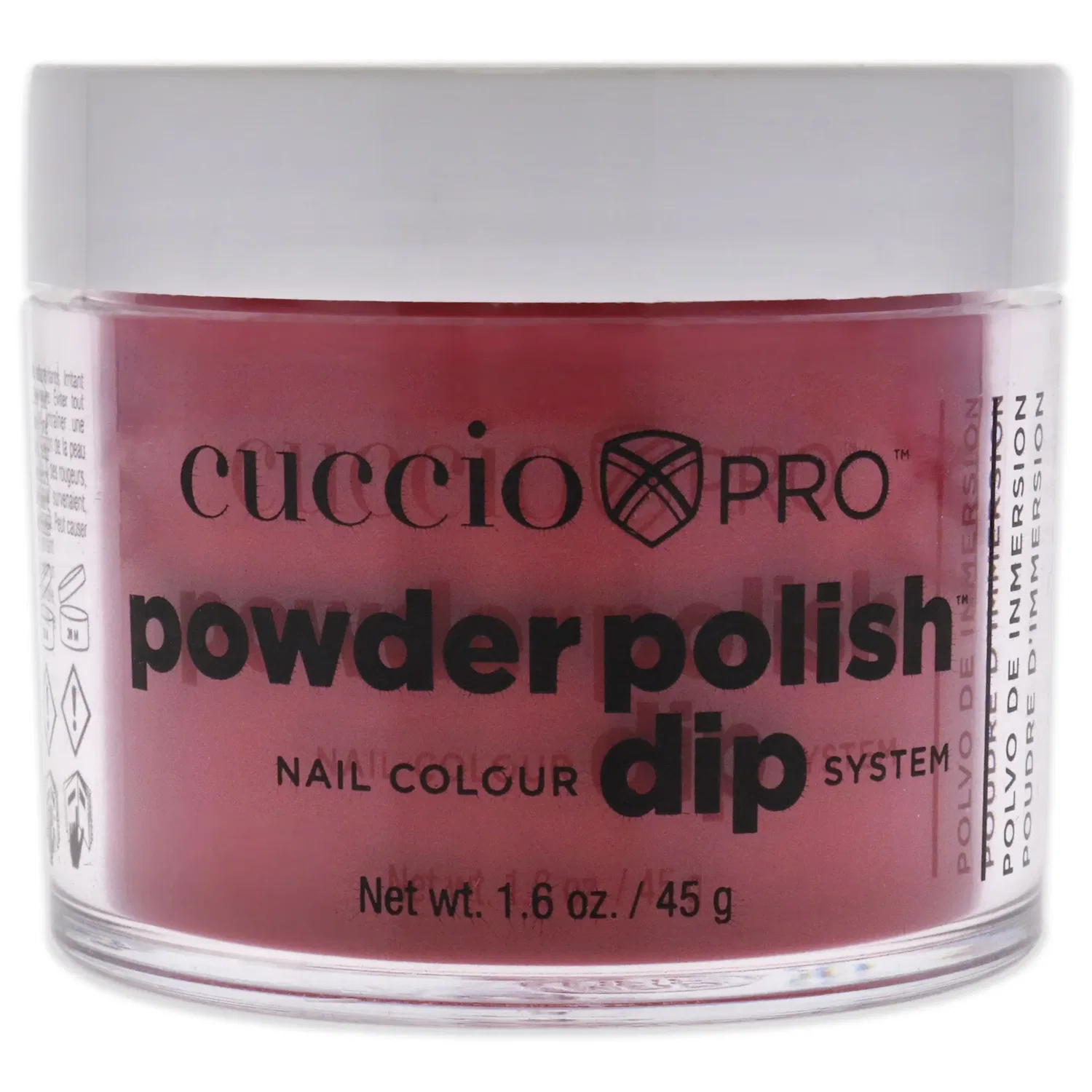 Система для окрашивания ногтей Pro Powder Polish Nail Colour Dip System - A Kiss In Paris от Cuccio Colour для женщин - 1,6 унции (47 г) пудры для ногтей, коричневый