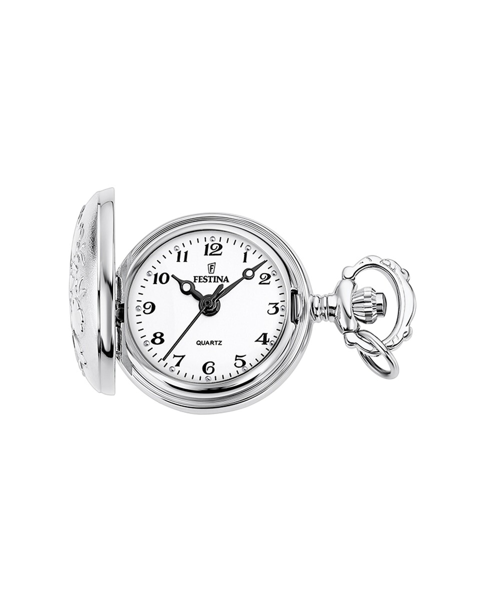 

Женские часы F2032/1 Серебристые стальные карманные Festina, серебро