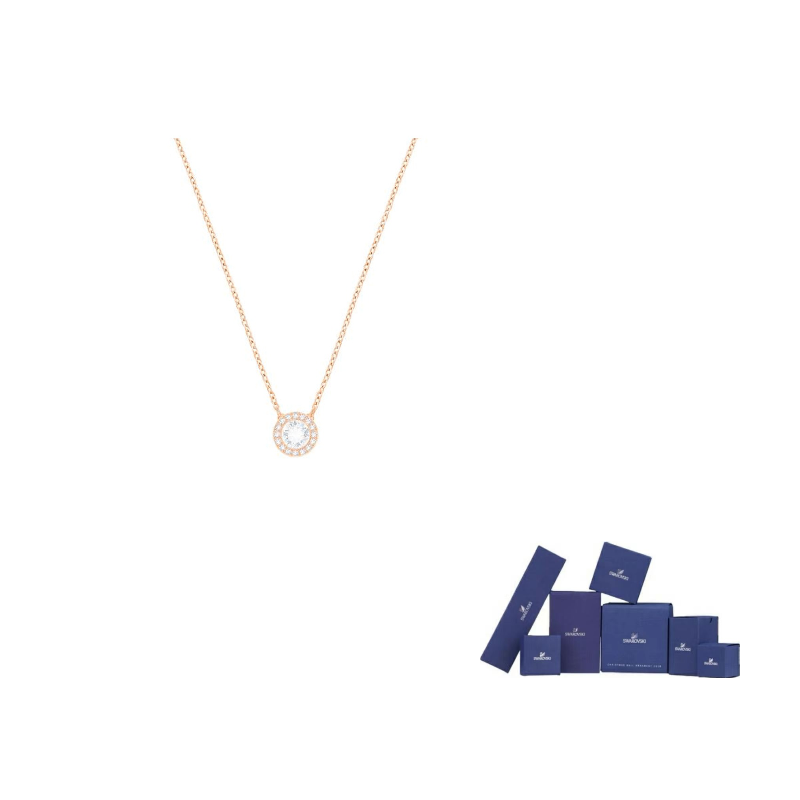 

Swarovski Кулон в виде бьющегося сердца, металлический, для женщин, rose gold