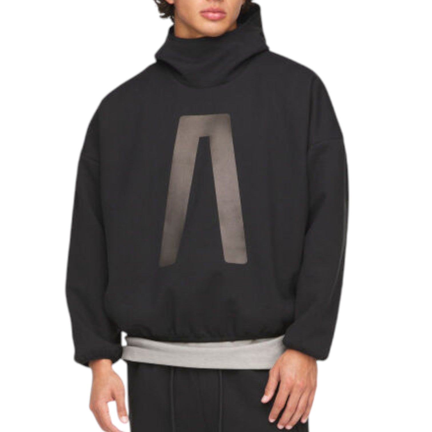 Толстовка Adidas x FEAR OF GOD ATHLETICS оверсайз, цвет 'Jet Black' — фото 3