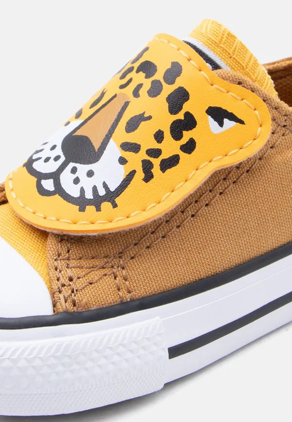 Кроссовки chuck taylor all star one strap leopard easy on унисекс Converse, Honey Stick/Gold-Coloured Palm/White — фото 3