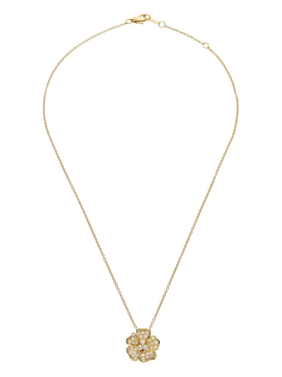 

Колье Flora из желтого золота с бриллиантами LEO PIZZO, золотой