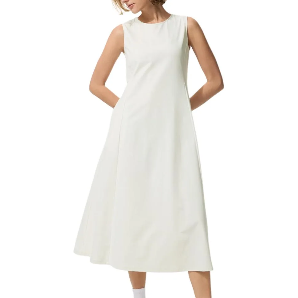Безрукавное платье AIRism для женщин UNIQLO, Ivory