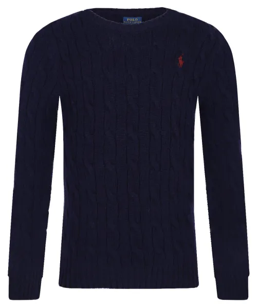 

Шерстяной свитер Regular fit Polo Ralph Lauren, синий
