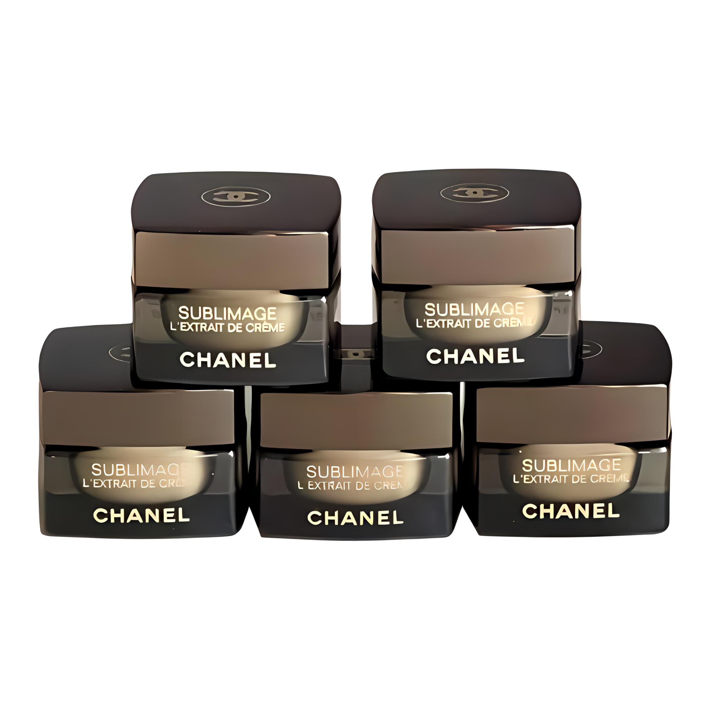 CHANEL Набор пробников Luxury Style премиальный крем для лица Black Gold Diamond подтягивающий, увлажняющий, восстанавливающий 5g — фото 2