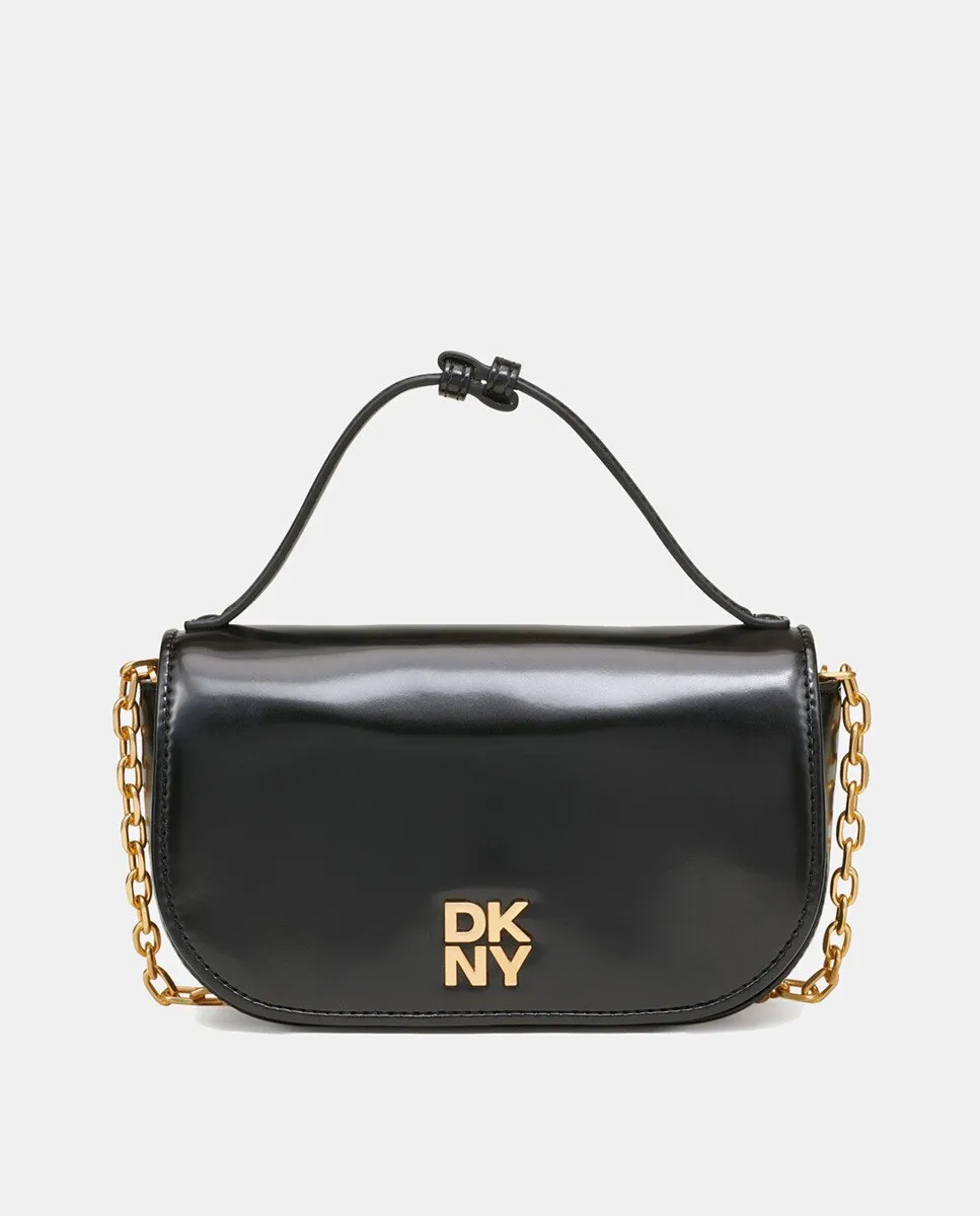 

Сумка через плечо DKNY TAMMY с двойной ручкой и застежкой-молнией, черный