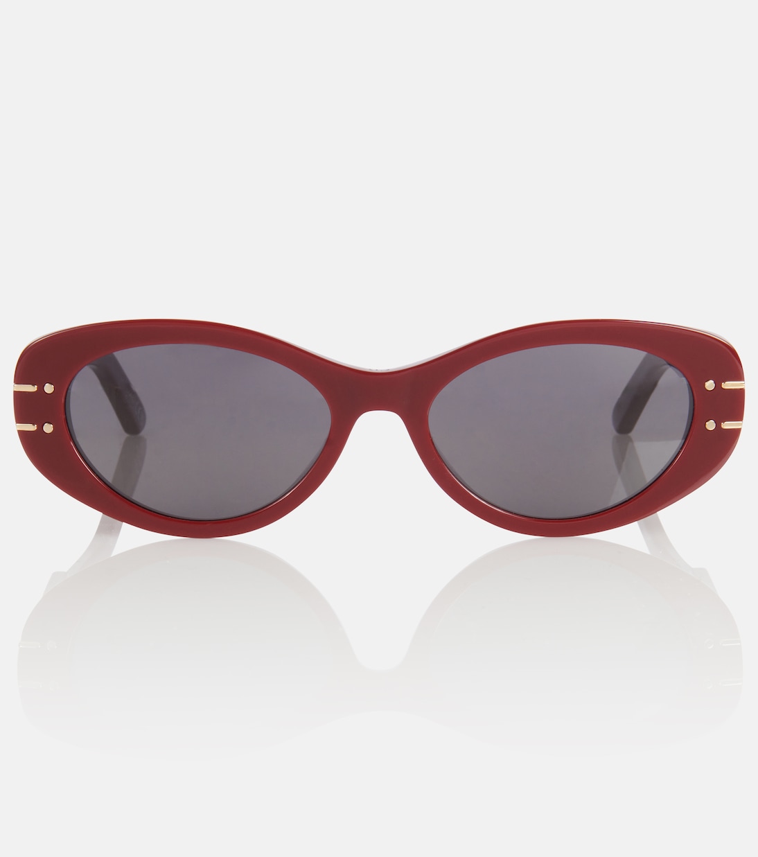 

Dior Signature B8U овальные солнцезащитные очки Dior Eyewear, Bordeaux/Other/Smoke