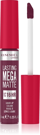 

Легкая матовая жидкая помада 16 ч Rimmel Lasting Mega Matte, Rock Me Purple 7,4 ml