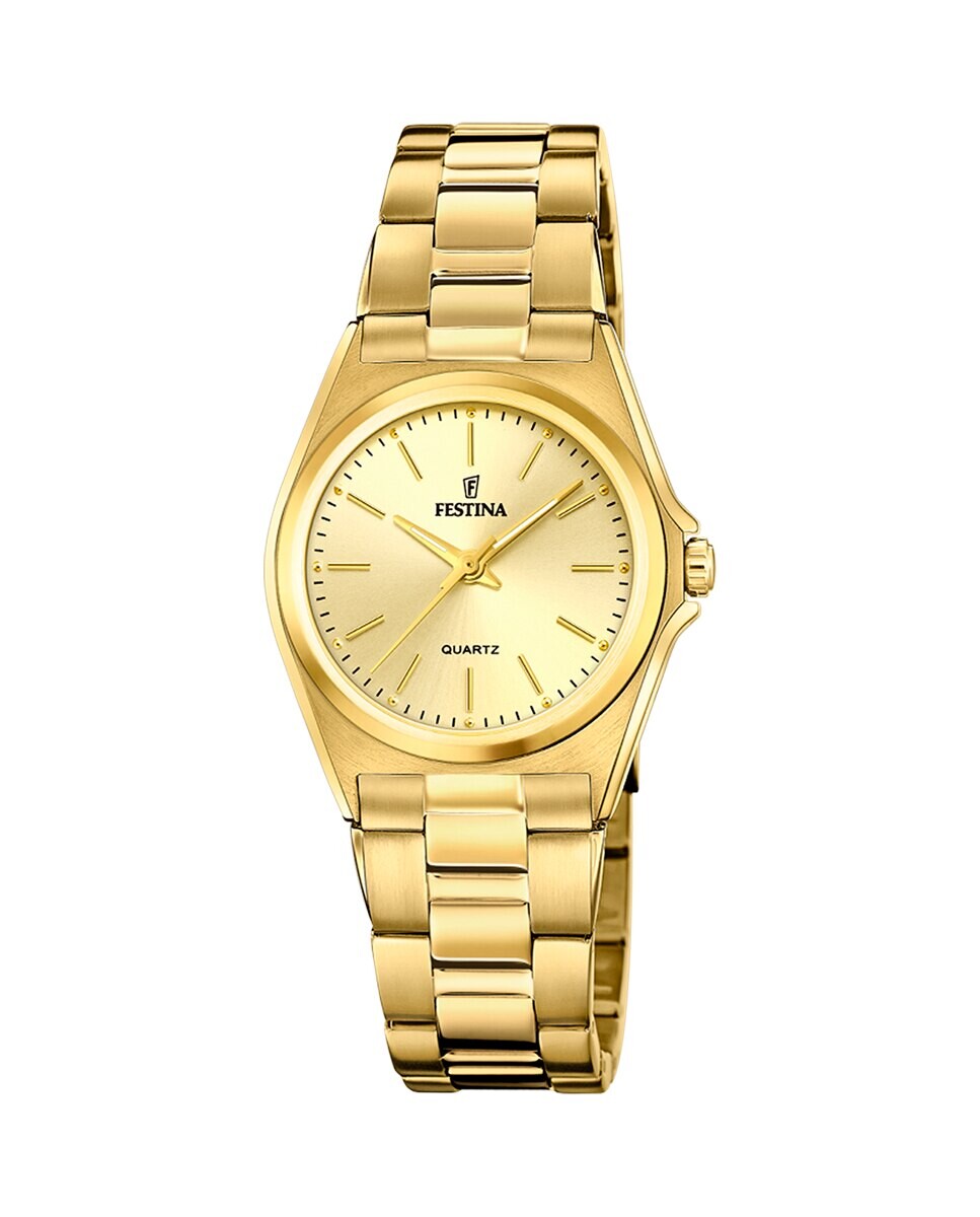 

Женские часы F20557/3 Acero Classico из золотой стали Festina, золотой