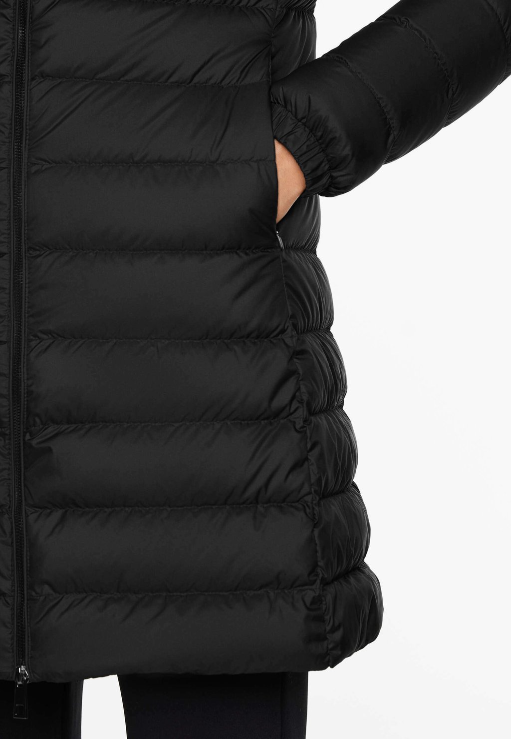 

Пуховое пальто 100% DOWN WATER-REPELLENT OYSHO, черный