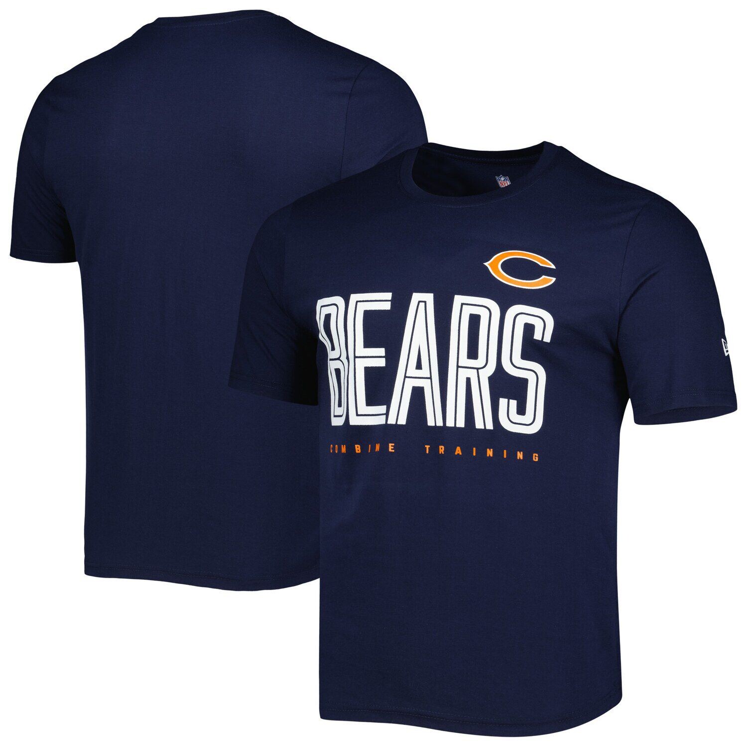 

Мужская темно-синяя футболка New Era Chicago Bears Joint Authentic Training Huddle Up, Синий, Мужская темно-синяя футболка New Era Chicago Bears Joint Authentic Training Huddle Up