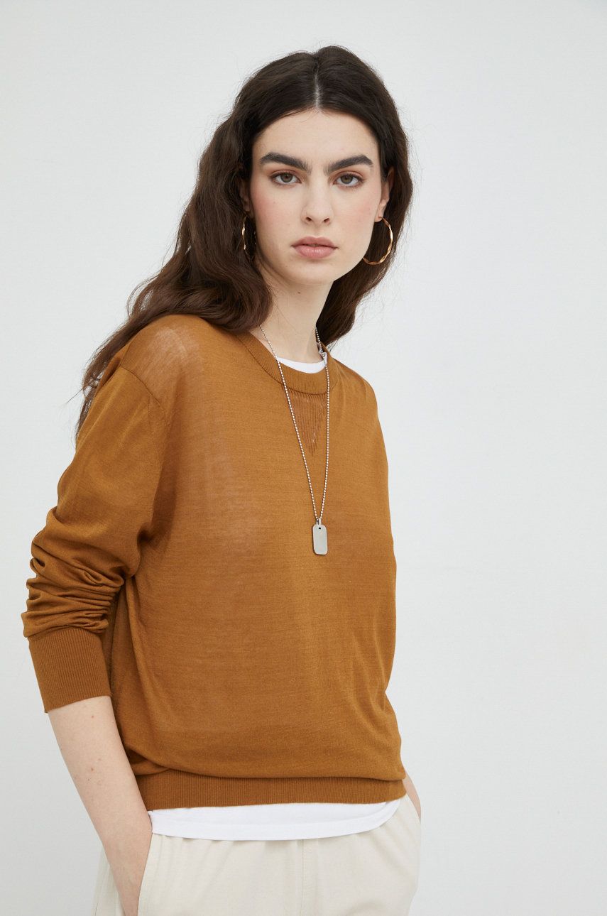 

Хлопковый свитер G-Star Raw, зеленый