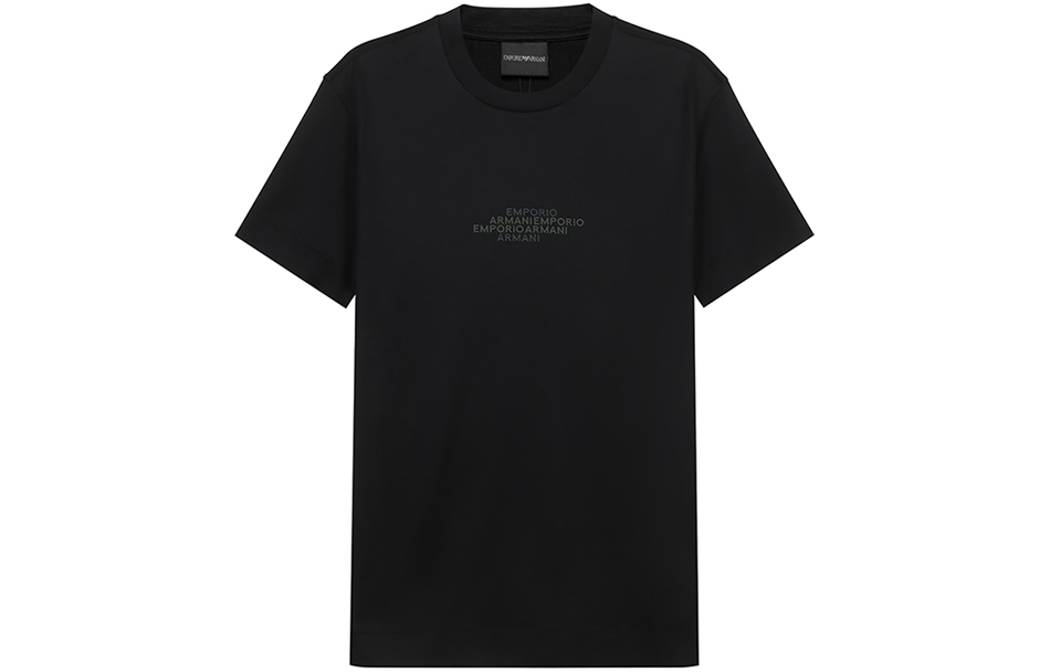 

Футболка мужская черная EMPORIO ARMANI