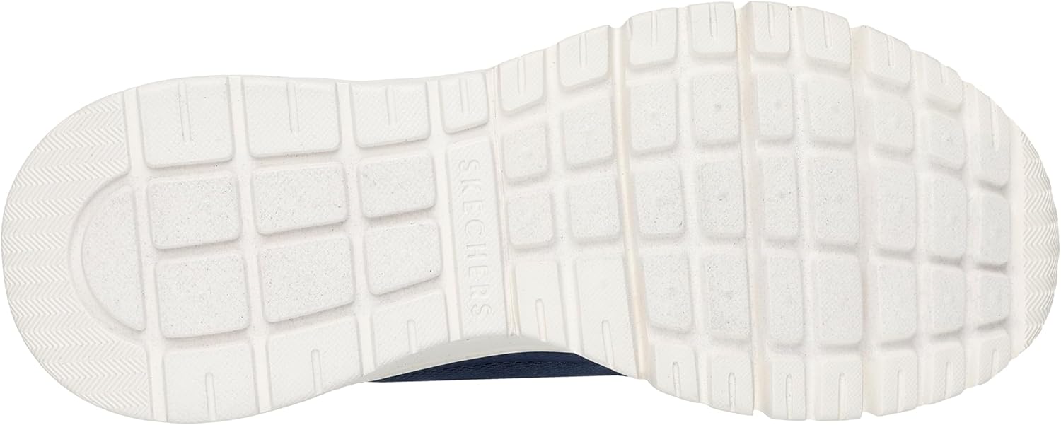 Мужские слипоны Skechers Uno Flex - Ez Air Hands Free, темно-синий — фото 2