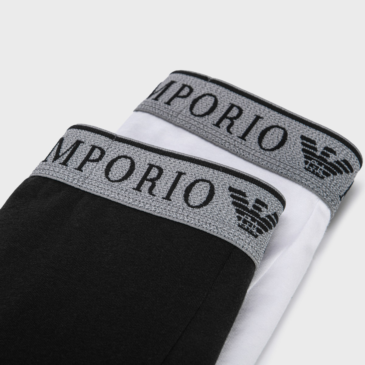 Футболка мужская EMPORIO ARMANI 2 шт, черный+белый — фото 3