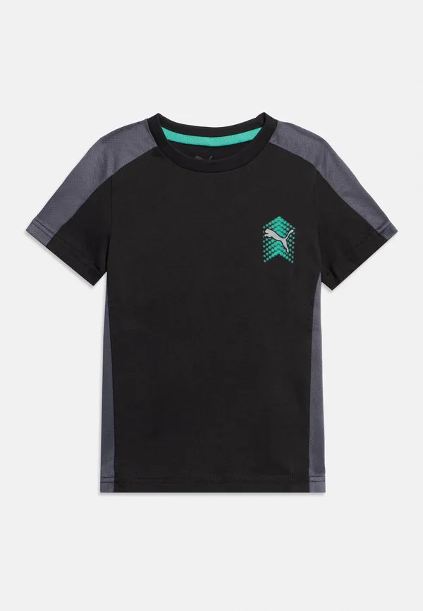 Спортивная футболка унисекс с небольшим принтом active small Puma, Black