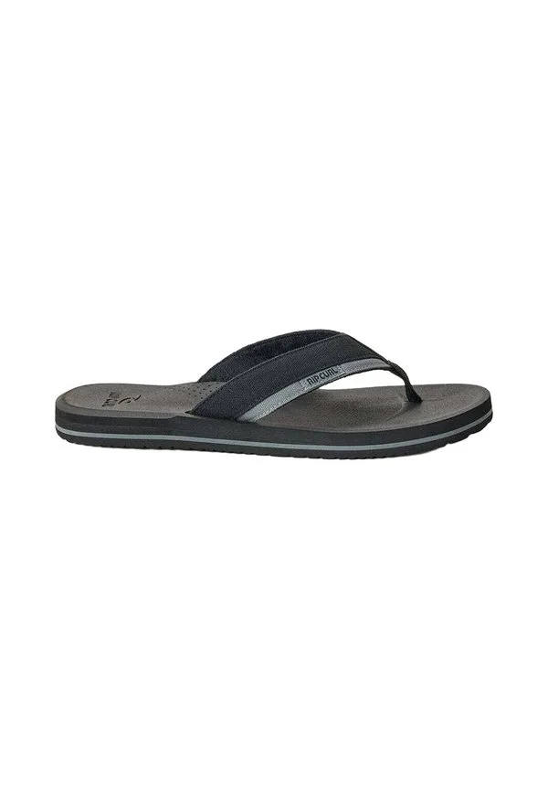 Сандалии reactor bloom с открытым носком и т-образным ремешком Rip Curl, Black
