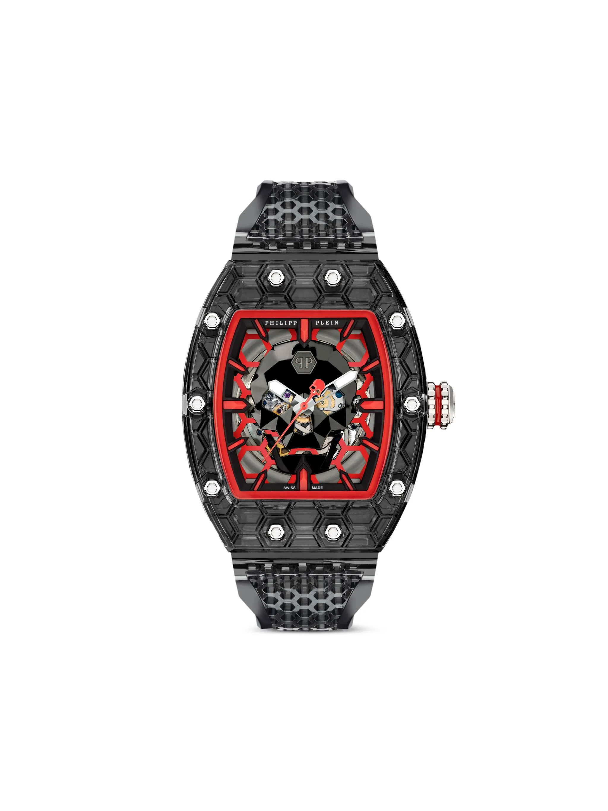 

Наручные часы Crypto King CRY$TAL GHOST 55 мм Philipp Plein, серый