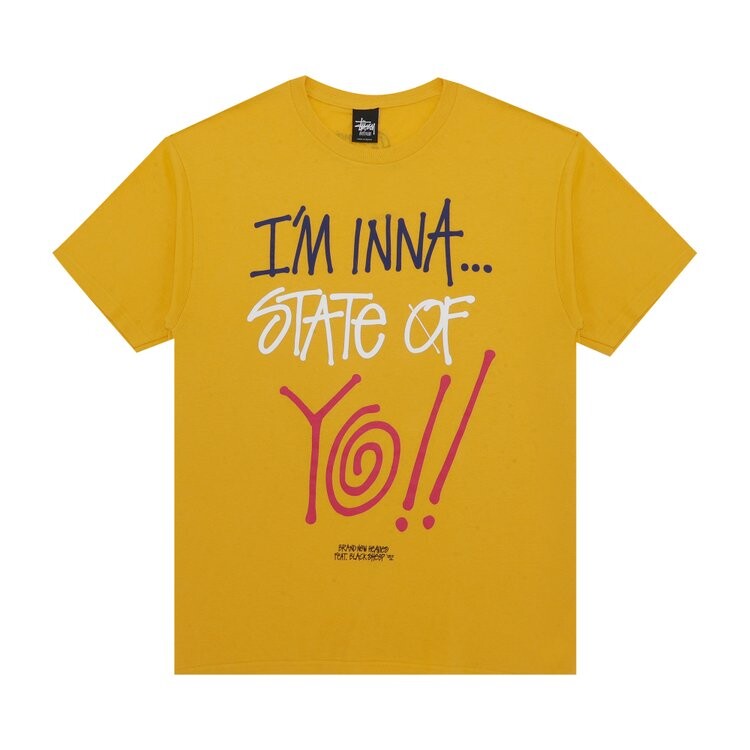 

Футболка Stussy State Of Yo!! 'Yellow', желтый