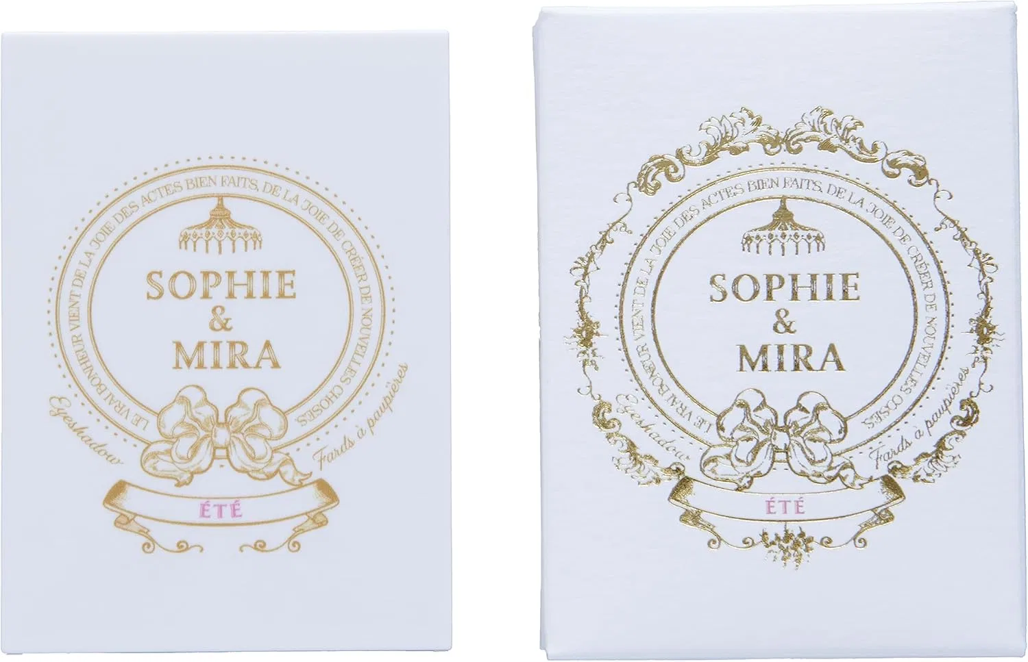 Тени для век Sophie & Mira Pertesia Basic Eyeshadow Palette, 2 шт, 7 г, матовые — фото 2