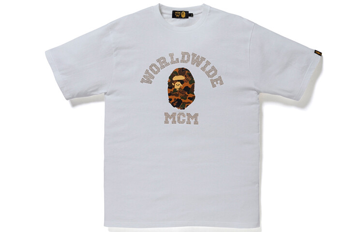

Футболка серии Mcm X Ape Head для мужчин A Bathing Ape