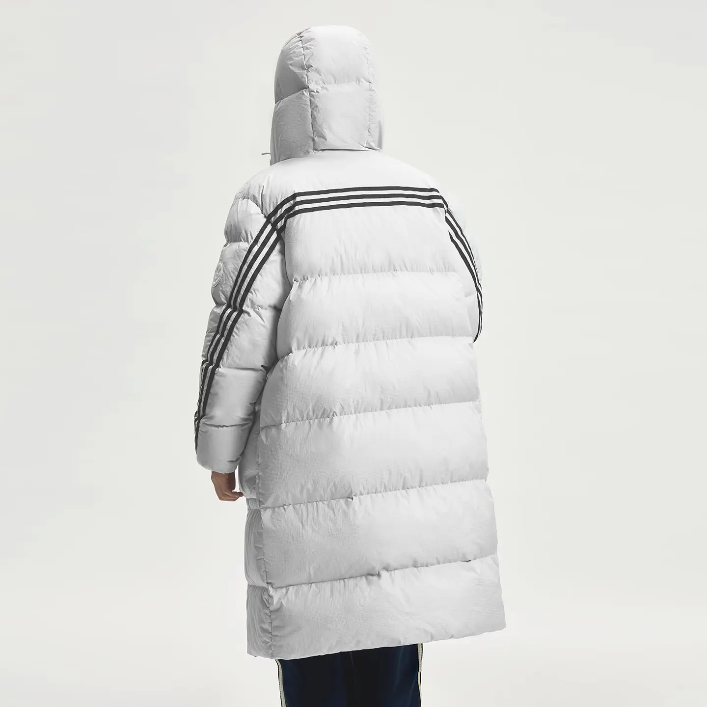 Пуховик FW25 Long Down Jacket Unisex Adidas Originals, белый — фото 4