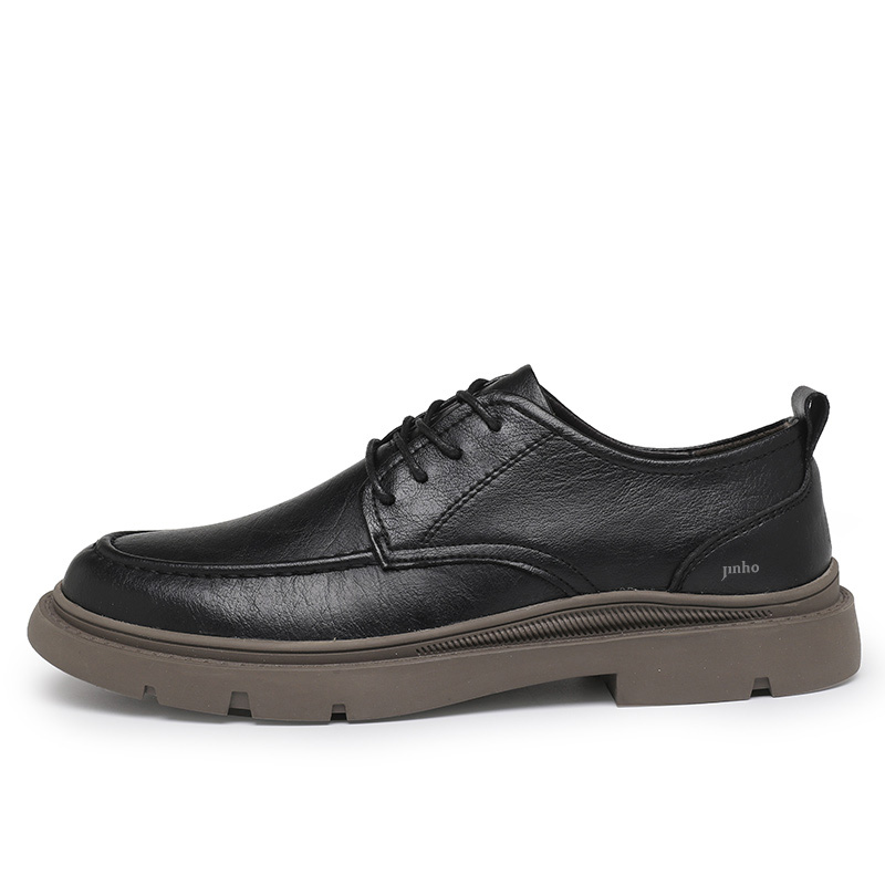 

Повседневные кожаные туфли мужские Jinho, Black