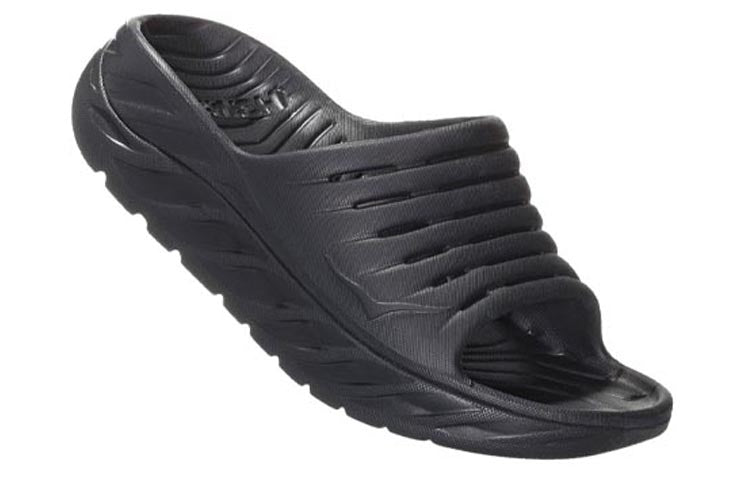 Слипоны (WMNS) HOKA ONE ONE Ora Recovery Slide 'Black' 1099674-BBLC, черный — фото 4