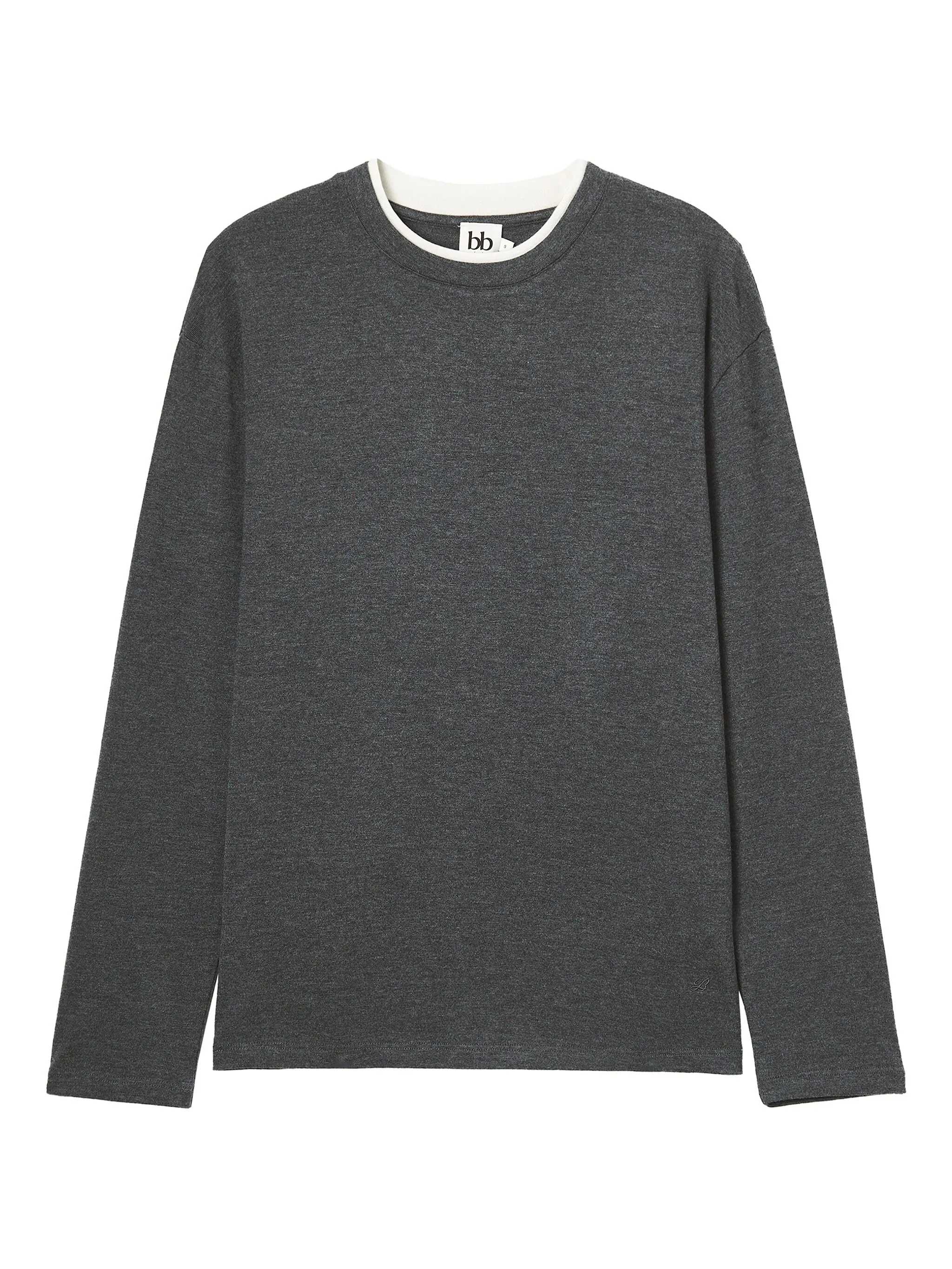 

Футболка с круглым вырезом B+Ab, серый