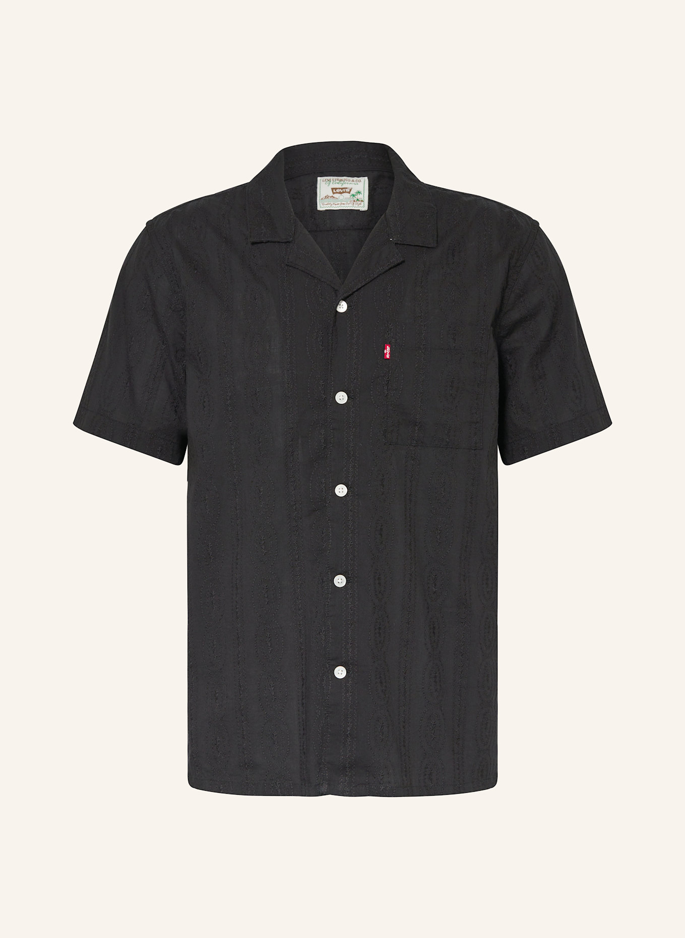 

Рубашка Resort Sunset Camp свободный крой Levi'S, черный