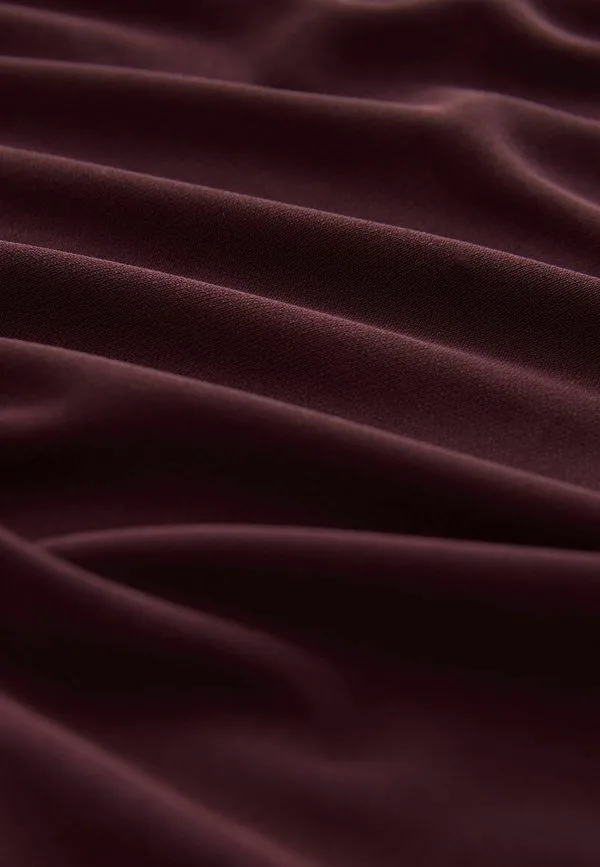 Футболка с драпировкой и принтом, стандартного кроя. Next, New Burgundy Red — фото 3