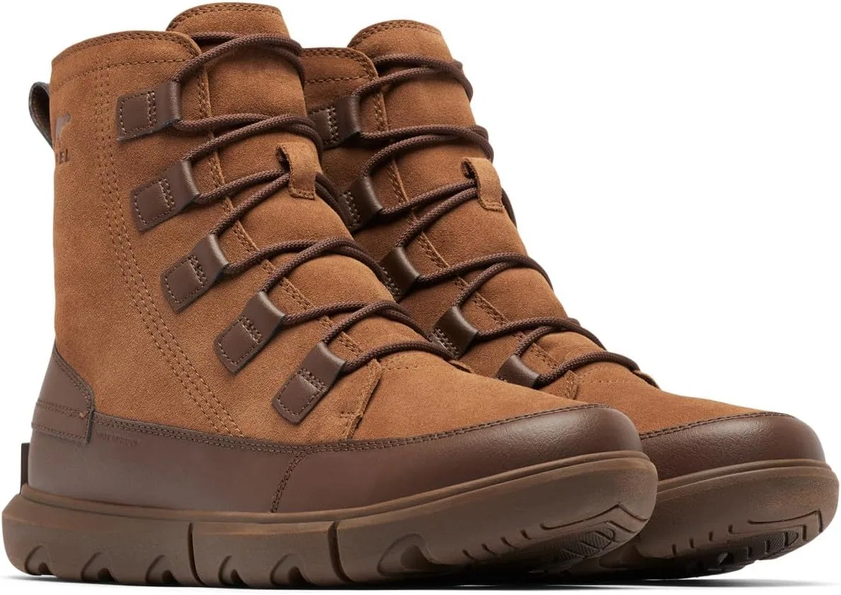 Водонепроницаемые зимние ботинки Sorel Explorer Next для мужчин, Brown Velvet Tan X Tobacco
