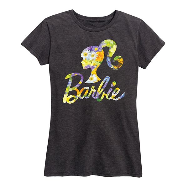 

Футболка с принтом Women's logo spring bouquet Barbie, Heather Charcoal, Черный, Футболка с принтом Women's logo spring bouquet Barbie, Heather Charcoal