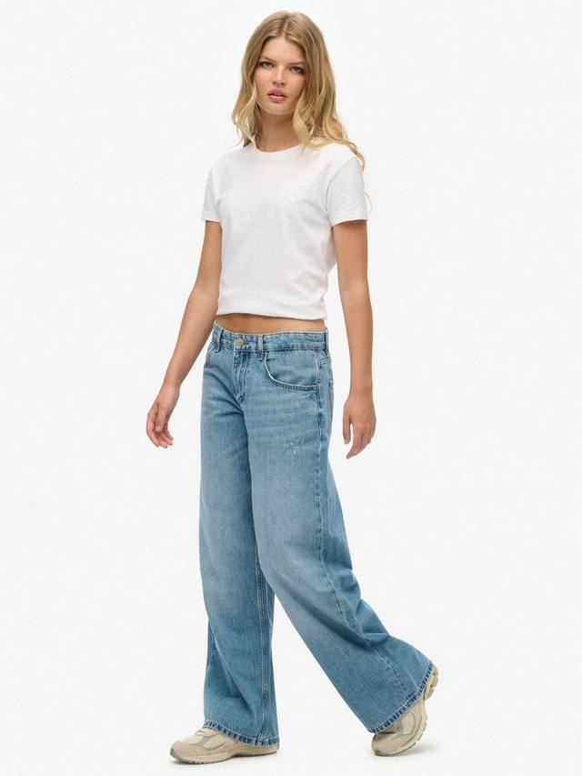 Культовые джинсы Mid Rise Baggy Superdry, Light Blue Vintage — фото 3