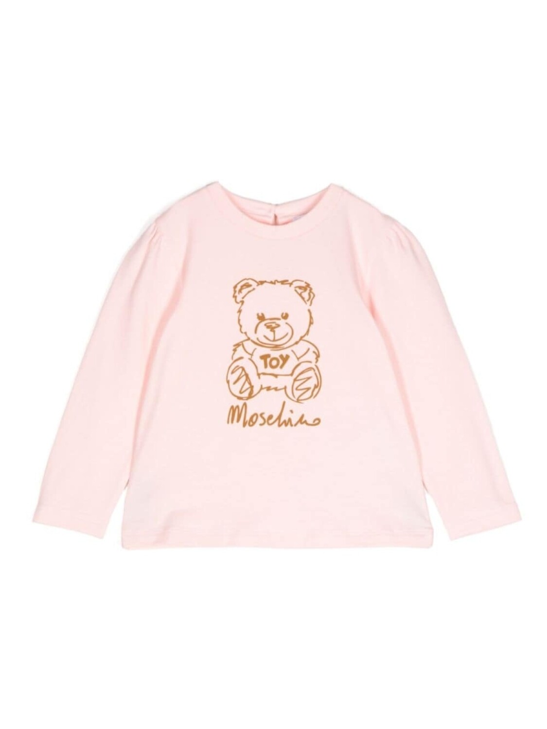 

Moschino Kids футболка с длинными рукавами и принтом плюшевого мишки, розовый