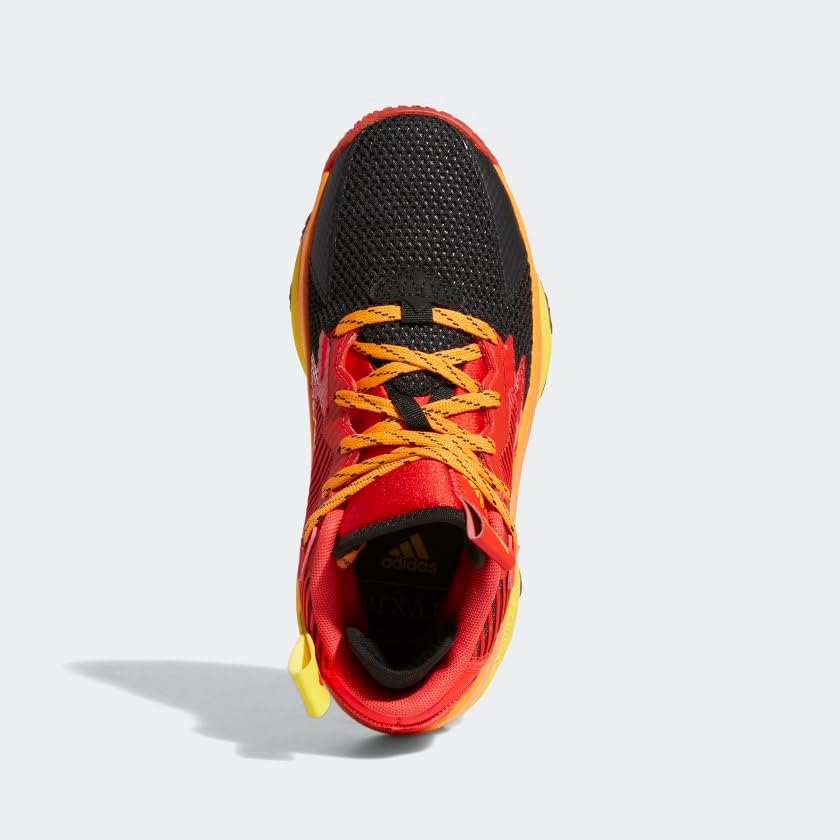 Мужские кроссовки adidas Harden Vol 6, красный/желтый/оранжевый — фото 3