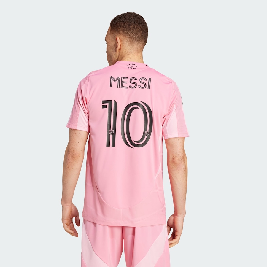 Джерси ADIDAS PERFORMANCE Inter Miami CF Messi Home, розовый/светло-розовый — фото 4