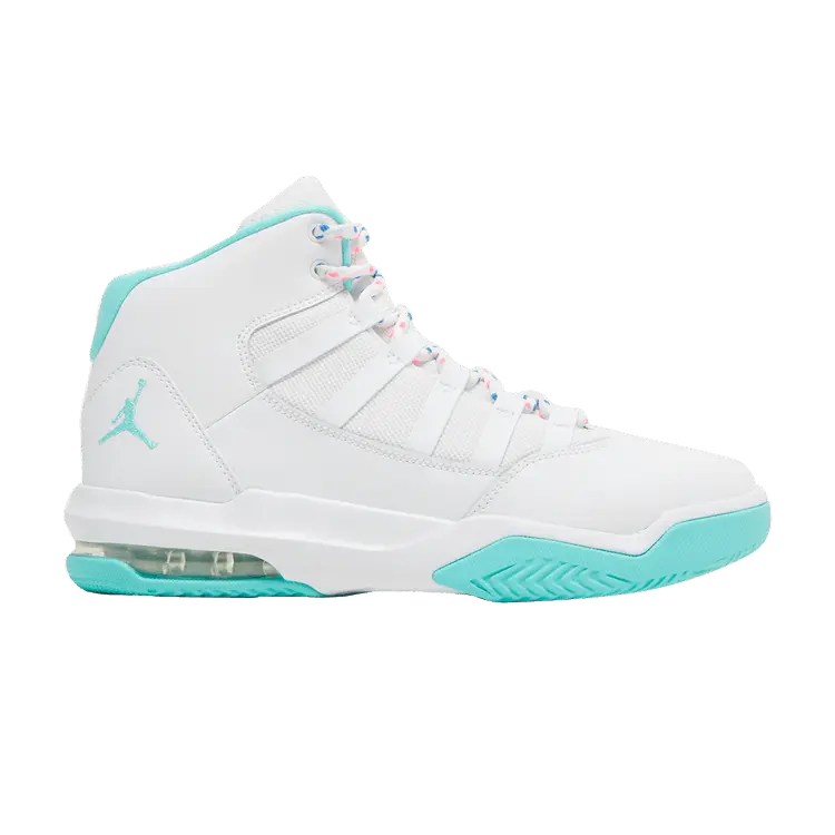 

Кроссовки Air Jordan Jordan Max Aura GS 'White Aurora Green', белый