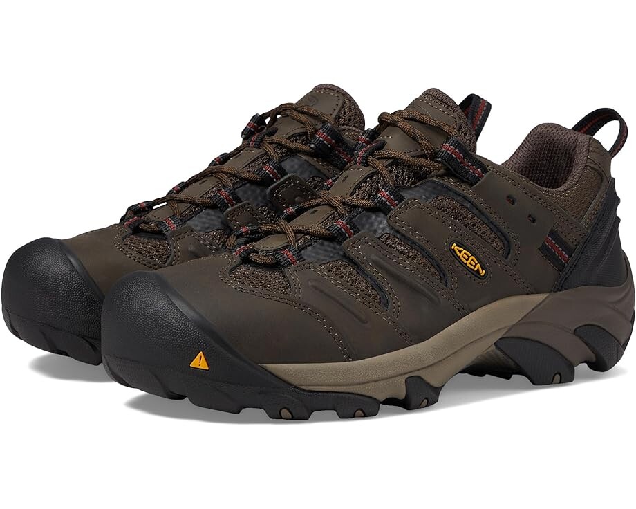 

Кроссовки KEEN Utility Lansing Low, цвет Cascade Brown/Fired Brick, Серый, Кроссовки KEEN Utility Lansing Low, цвет Cascade Brown/Fired Brick