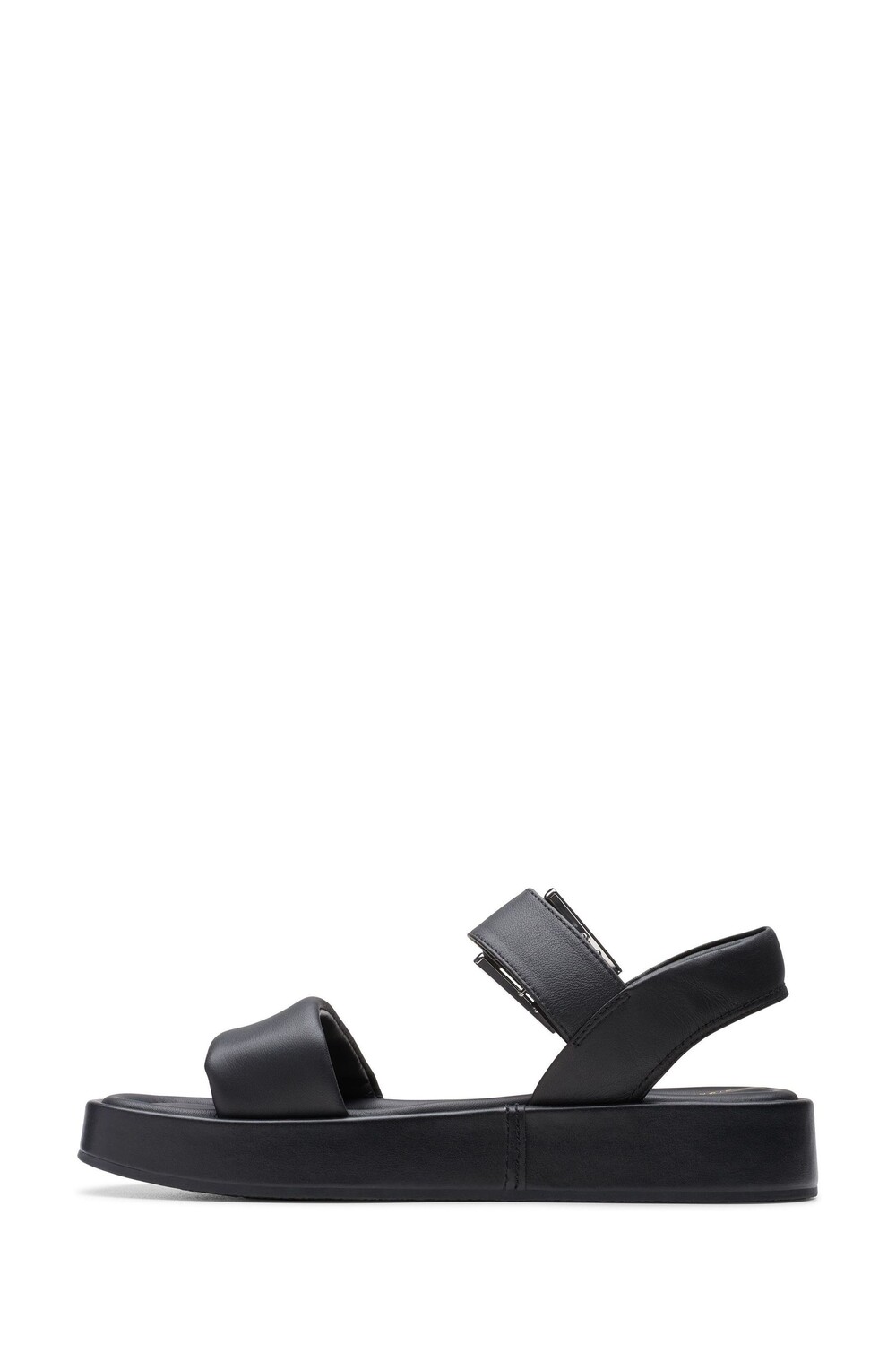 Кожаные сандалии Alda с ремешками Clarks, черный