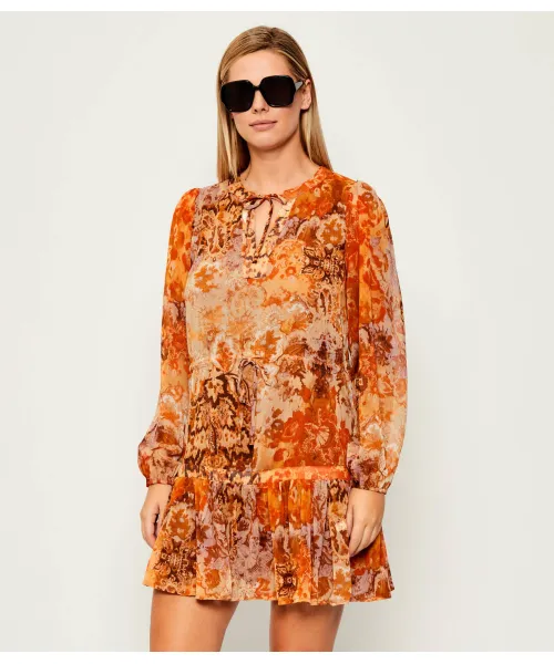 

Платье с узором пейсли Desigual, оранжевый