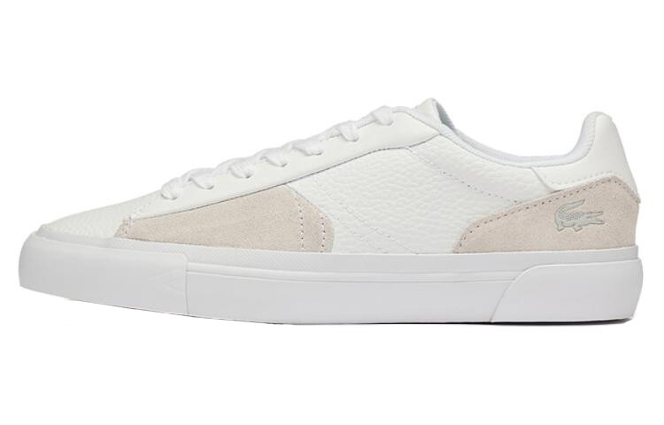 

LACOSTE Женская обувь для скейтбординга, Platinum Violet/Coconut Milk/Volt/Sail