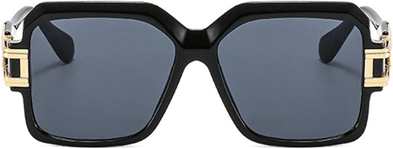 

Willochra Большие квадратные солнцезащитные очки для женщин, роскошные винтажные дизайнерские очки с защитой от УФ-излучения UV400, толстая оправа, женские солнцезащитные очки-маски F27, Black