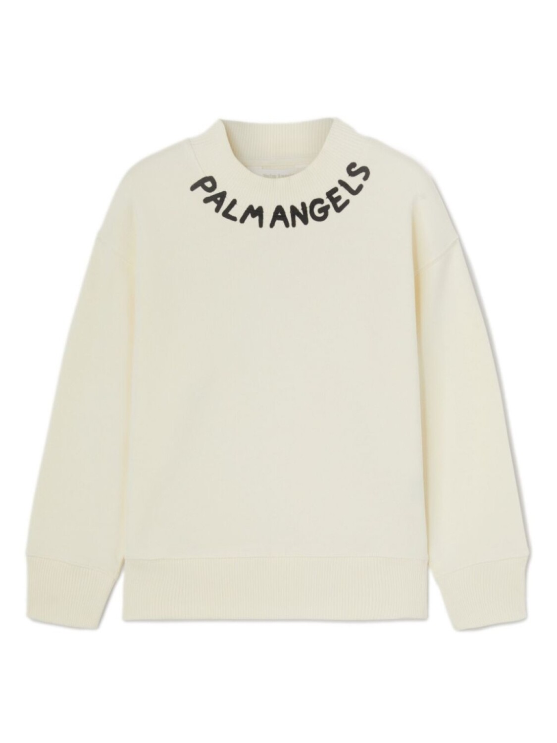 

Palm Angels Kids толстовка с круглым вырезом и принтом, нейтральный