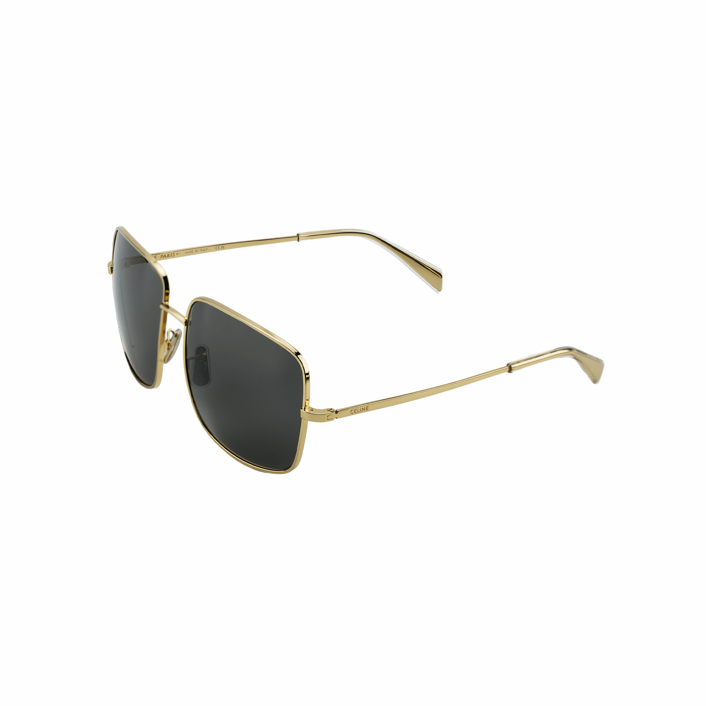 CELINE Триумф Солнцезащитные очки 01 Металлические с кристаллами, Gold — фото 3