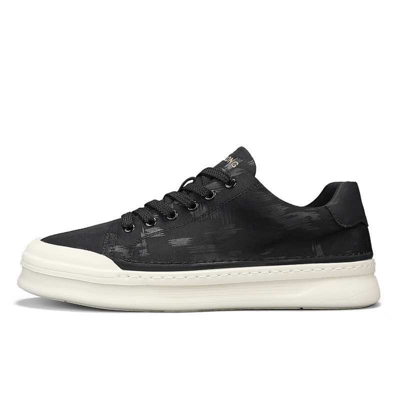 

Обувь для скейтбординга мужская KANGLONG, Ink Black[Leather Shoe Size: Size 40 In This Model = Athletic Shoes 41]