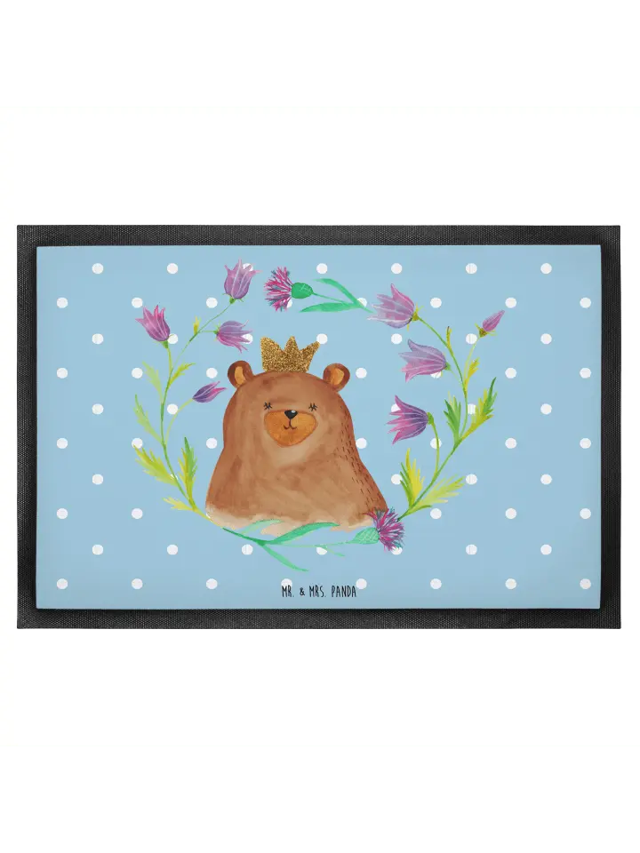 

Коврик для ног Mr. & Mrs. Panda, цвет blau pastell