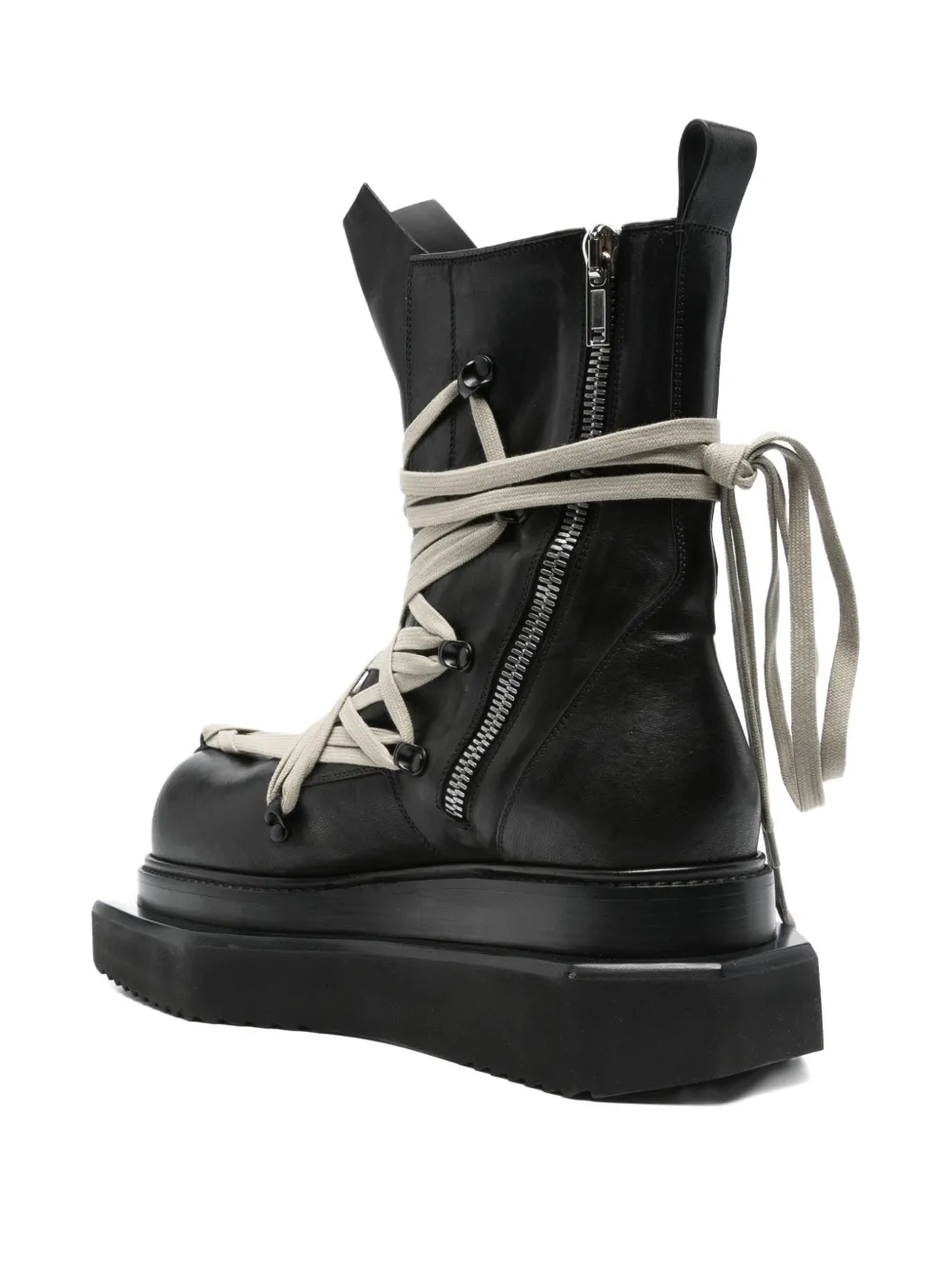 Ботинки на платформе со шнуровкой Rick Owens, черный — фото 3