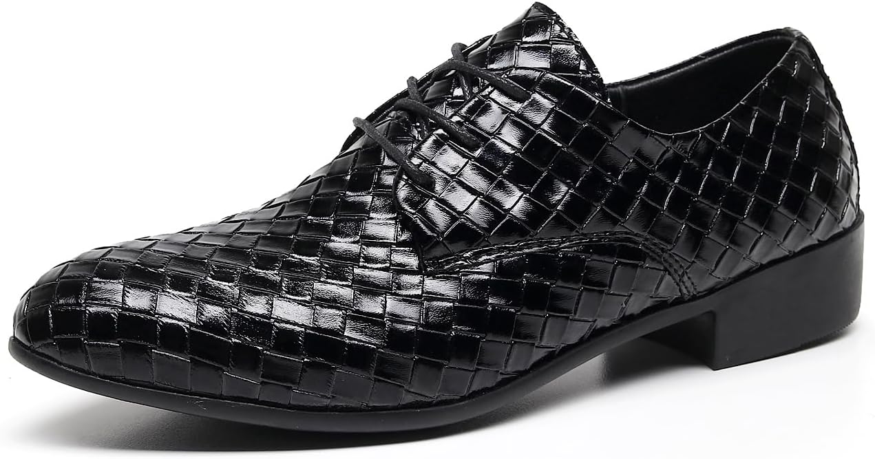 

Мужские кожаные оксфорды с крыльями Dacnakby, красные плетеные туфли на шнуровке